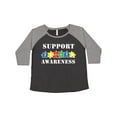 thumbnail image 1 of Inktastic Support Autism Awareness Women's Plus Size T-Shirt, 1 of 5