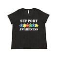 thumbnail image 1 of Inktastic Support Autism Awareness Women's Plus Size T-Shirt, 1 of 5