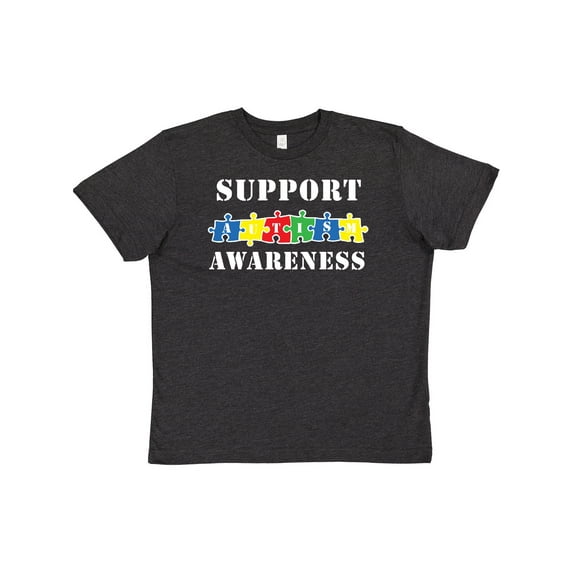 Inktastic Support Autism Awareness Youth T-Shirt
