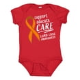 thumbnail image 1 of Inktastic Support Educate Care Limb Loss Awareness Orange Ribbon Boys or Girls Baby Bodysuit, 1 of 5