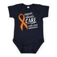 thumbnail image 1 of Inktastic Support Educate Care Limb Loss Awareness Orange Ribbon Boys or Girls Baby Bodysuit, 1 of 5