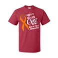 thumbnail image 1 of Inktastic Support Educate Care Limb Loss Awareness Orange Ribbon T-Shirt, 1 of 5