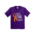 thumbnail image 1 of Inktastic Support Educate Care Limb Loss Awareness Orange Ribbon Youth T-Shirt, 1 of 5