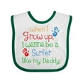 thumbnail image 1 of Inktastic Surfer Like Daddy Childs Surfing Boys or Girls Baby Bib, 1 of 4