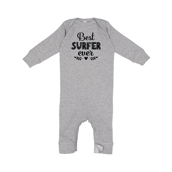 Inktastic Surfing Best Surfer Ever Baby Romper Coveralls