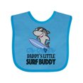 thumbnail image 1 of Inktastic Surfing Daddys Little Surf Buddy Boys or Girls Baby Bib, 1 of 4