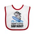 thumbnail image 1 of Inktastic Surfing Daddys Little Surf Buddy Boys or Girls Baby Bib, 1 of 4
