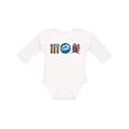 thumbnail image 1 of Inktastic Surfing Eat Sleep Surf Boys or Girls Long Sleeve Baby Bodysuit, 1 of 5