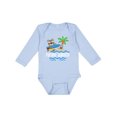 thumbnail image 1 of Inktastic Surfing Future Surfer Bear Boys or Girls Long Sleeve Baby Bodysuit, 1 of 5