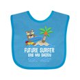 thumbnail image 1 of Inktastic Surfing Future Surfer Like Daddy Boys or Girls Baby Bib, 1 of 4