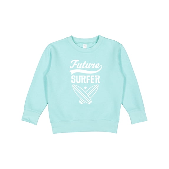 Inktastic Surfing Future Surfer Toddler Sweatshirt