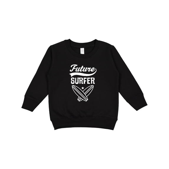 Inktastic Surfing Future Surfer Toddler Sweatshirt