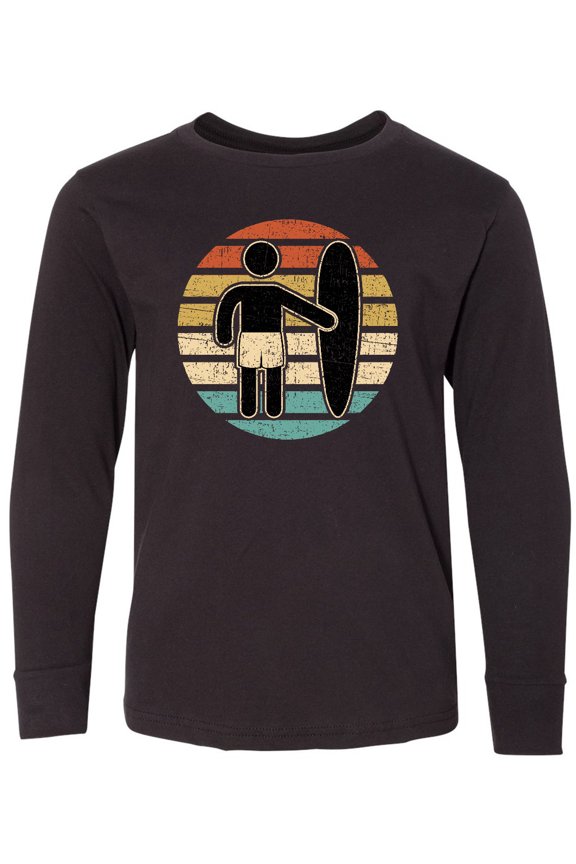 Surfing Gift for Surfer Long Sleeve Youth T-Shirt