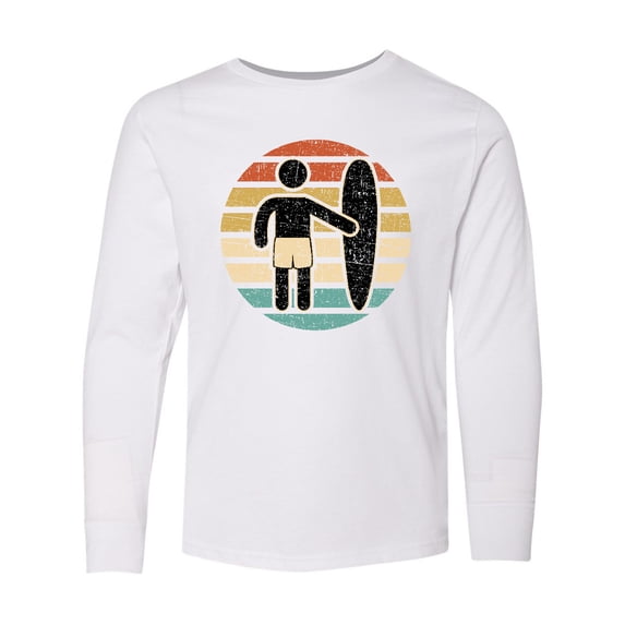 Inktastic Surfing Gift for Surfer Long Sleeve Youth T-Shirt