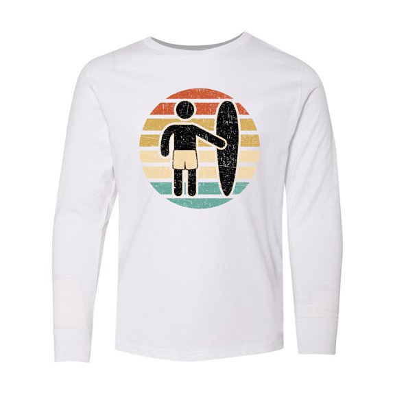 Inktastic Surfing Gift for Surfer Long Sleeve Youth T-Shirt