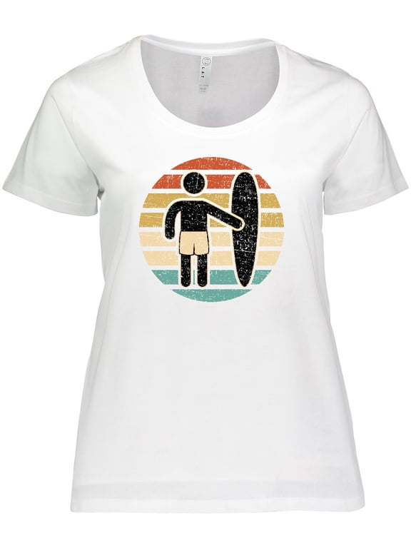 Surfing Gift for Surfer Women's Plus Size T-Shirt