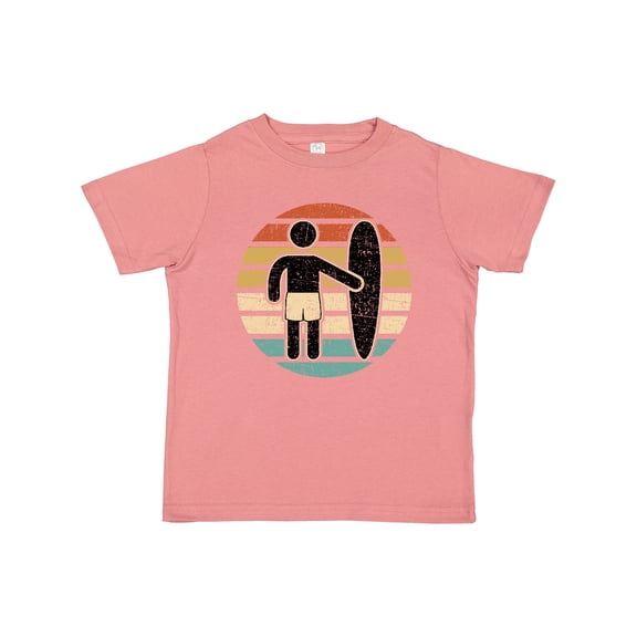 Inktastic Surfing Retro Sunset for Surfer Boys or Girls Toddler T-Shirt