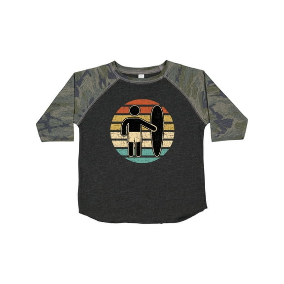 Inktastic Surfing Retro Sunset for Surfer Boys or Girls Toddler T-Shirt