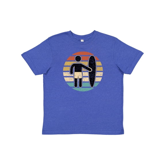 Inktastic Surfing Retro Sunset for Surfer Youth T-Shirt