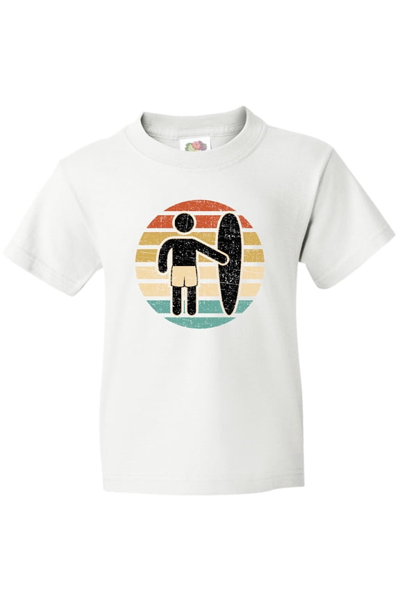 Surfing Retro Sunset for Surfer Youth T-Shirt