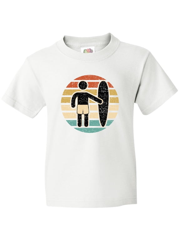 Surfing Retro Sunset for Surfer Youth T-Shirt