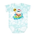thumbnail image 1 of Inktastic Surfing Santa Boys or Girls Baby Bodysuit, 1 of 5