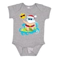 thumbnail image 1 of Inktastic Surfing Santa Boys or Girls Baby Bodysuit, 1 of 5