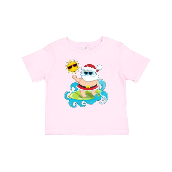 Inktastic Surfing Santa Boys or Girls Baby T-Shirt