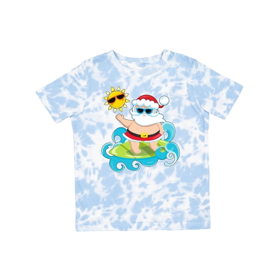 Inktastic Surfing Santa Boys or Girls Toddler T-Shirt