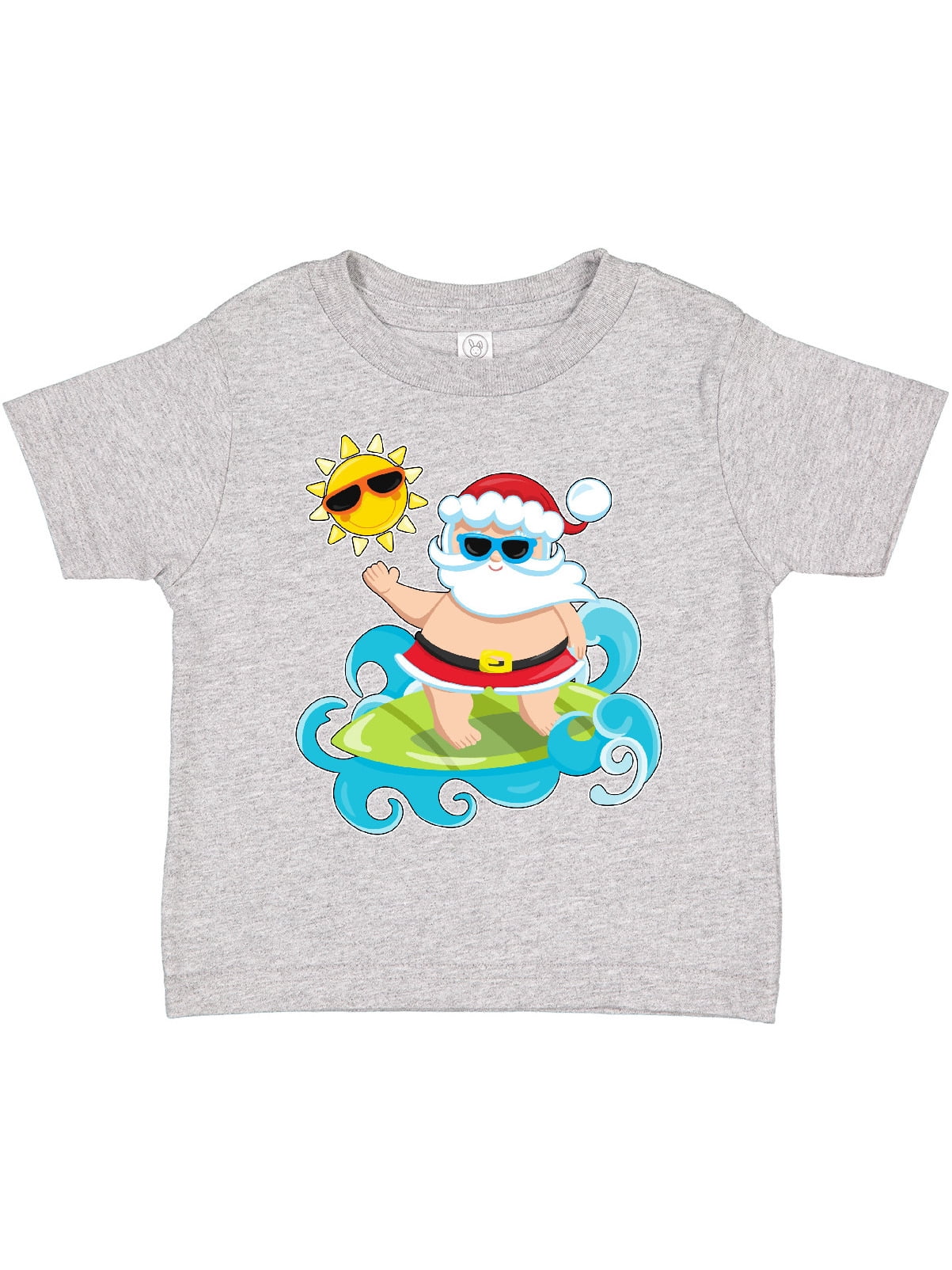 Inktastic Surfing Santa Boys or Girls Toddler T-Shirt