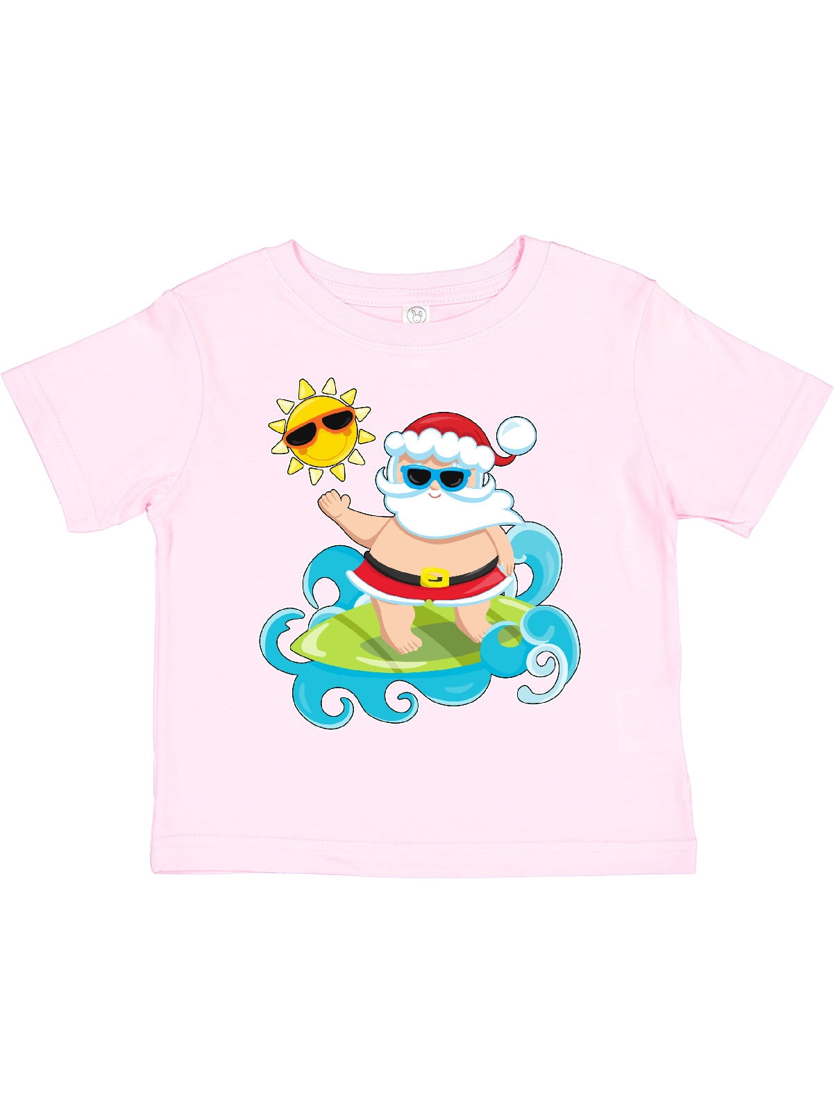 Inktastic Surfing Santa Boys or Girls Toddler T-Shirt