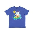thumbnail image 1 of Inktastic Surfing Santa Youth T-Shirt, 1 of 5