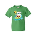 thumbnail image 1 of Inktastic Surfing Santa Youth T-Shirt, 1 of 5