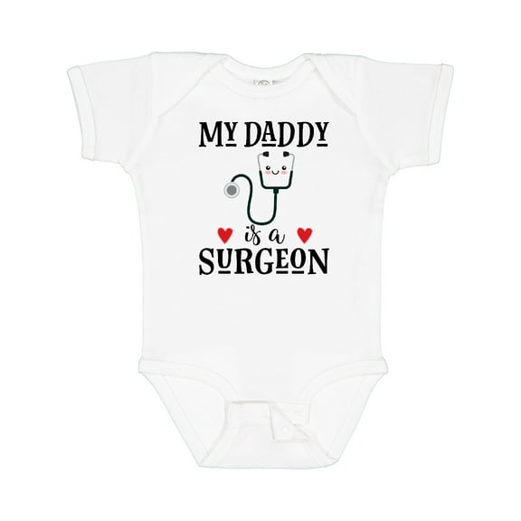 Inktastic Surgeon Daddy Doctor Baby Clothes Boys or Girls Baby Bodysuit