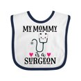 thumbnail image 1 of Inktastic Surgeon Mom Baby Girls Baby Bib, 1 of 4