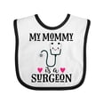 thumbnail image 1 of Inktastic Surgeon Mom Baby Girls Baby Bib, 1 of 4