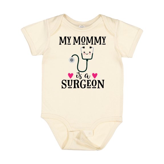 Inktastic Surgeon Mom Baby Girls Baby Bodysuit
