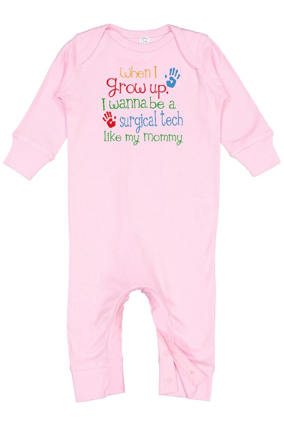 Surgical Tech Like Mommy Baby Romper Coveralls