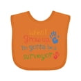 thumbnail image 1 of Inktastic Surveyor Future Boys or Girls Baby Bib, 1 of 4