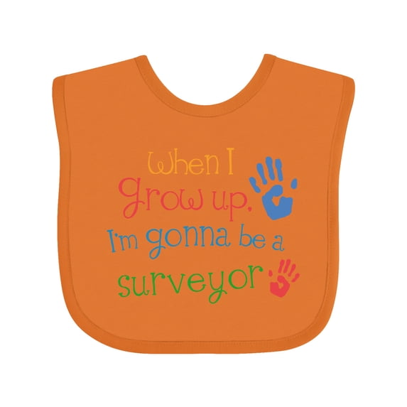 Inktastic Surveyor Future Boys or Girls Baby Bib