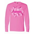 thumbnail image 1 of Inktastic Survivor Pink Ribbons for Breast Cancer Awareness Long Sleeve T-Shirt, 1 of 5