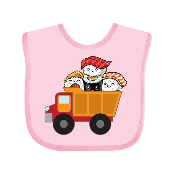 Inktastic Sushi Lover Food Truck Boys or Girls Baby Bib