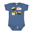 thumbnail image 1 of Inktastic Sushi with Faces Boys or Girls Baby Bodysuit, 1 of 5
