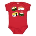 thumbnail image 1 of Inktastic Sushi with Faces Boys or Girls Baby Bodysuit, 1 of 5
