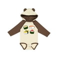 thumbnail image 1 of Inktastic Sushi with Faces Boys or Girls Long Sleeve Baby Bodysuit, 1 of 5