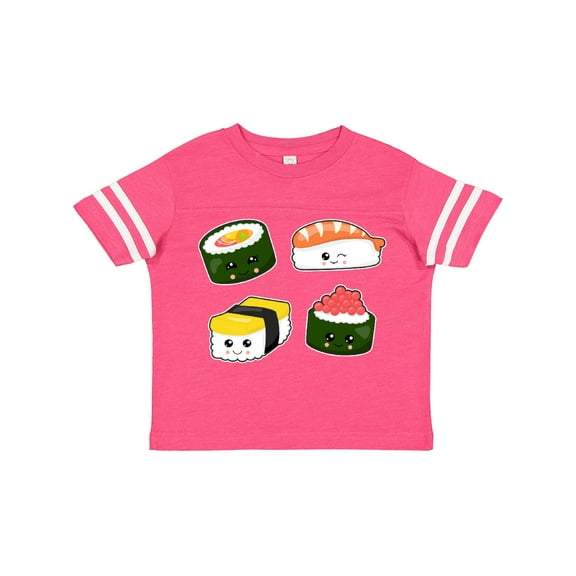 Inktastic Sushi with Faces Boys or Girls Toddler T-Shirt