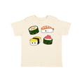 thumbnail image 1 of Inktastic Sushi with Faces Boys or Girls Toddler T-Shirt, 1 of 5