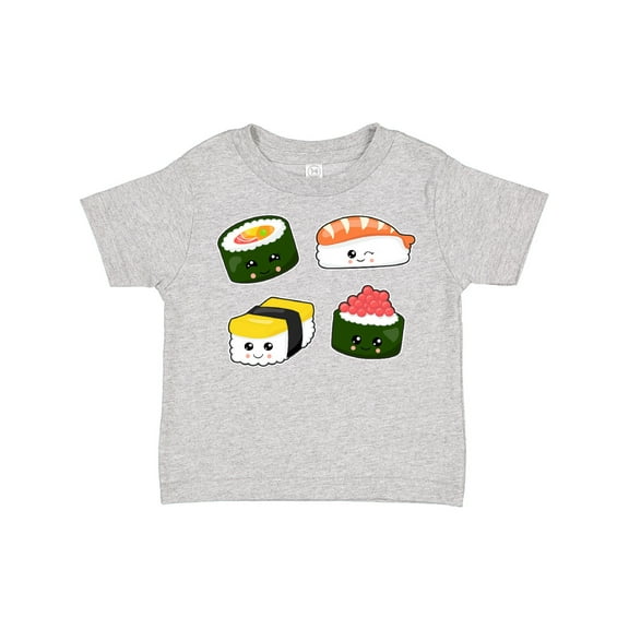 Inktastic Sushi with Faces Boys or Girls Toddler T-Shirt
