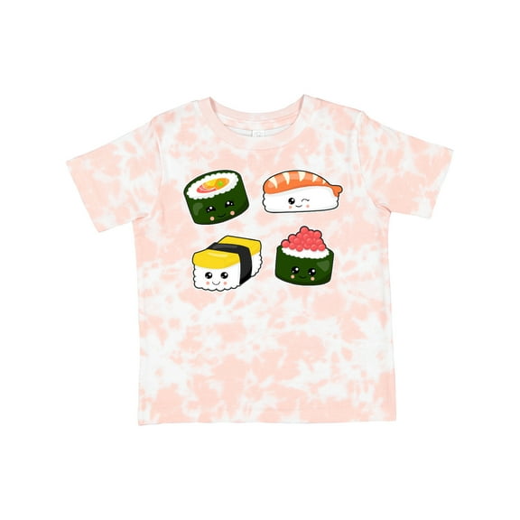 Inktastic Sushi with Faces Boys or Girls Toddler T-Shirt