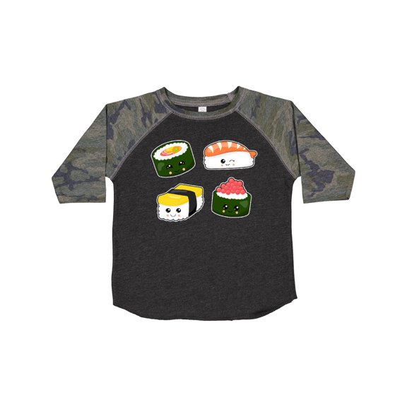 Inktastic Sushi with Faces Boys or Girls Toddler T-Shirt